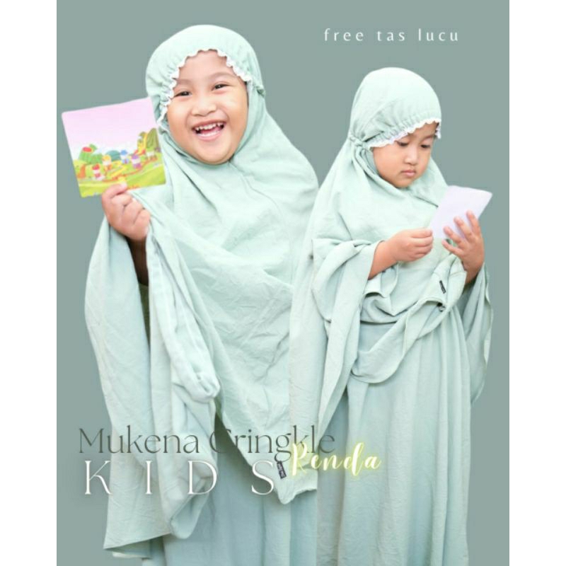 Mukena anak kids Syifa by Azvhira