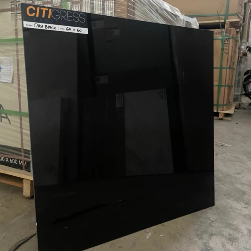 Granite lantai 60x60cm opal black