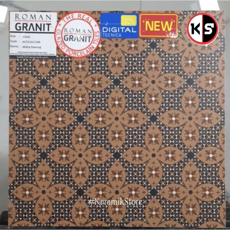 Granit 30x30 Roman Model Batik Kawung AGTA332734R