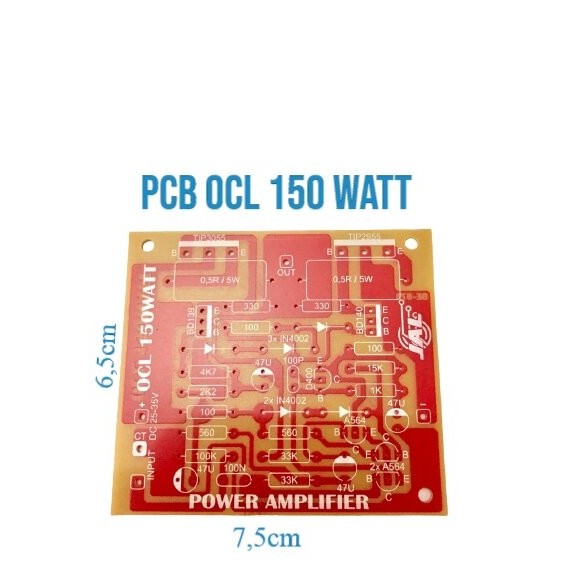 PCB AMPLIFIER OCL 150WATT