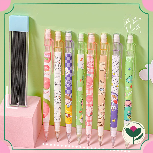 

Pensil mekanik gambar motif lucu cute pensil isi ulang MK1490