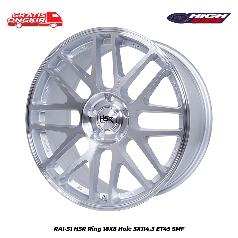 Velg Racing Ring 18 Mobil Rush, Terios, Juke, Livina New, Innova Velg Hsr Rai-S1