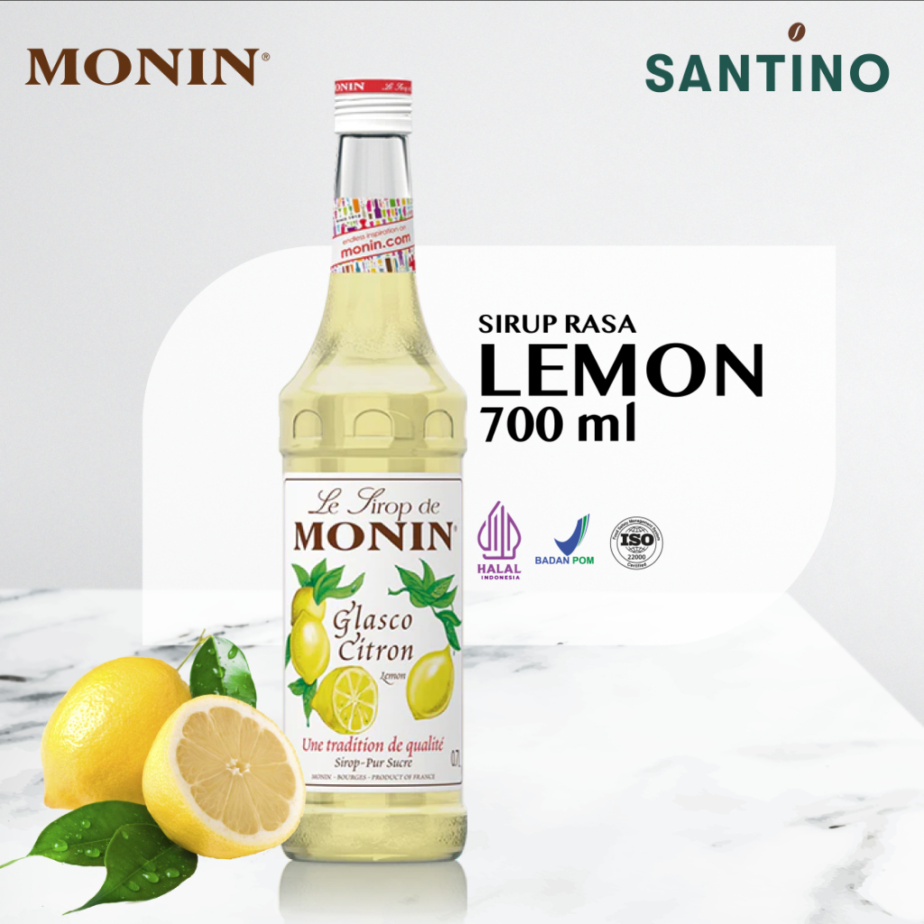 

Monin Syrup Glasco Citron Lemon - Sirup Horeca Lemon 700 ml / 70 cl