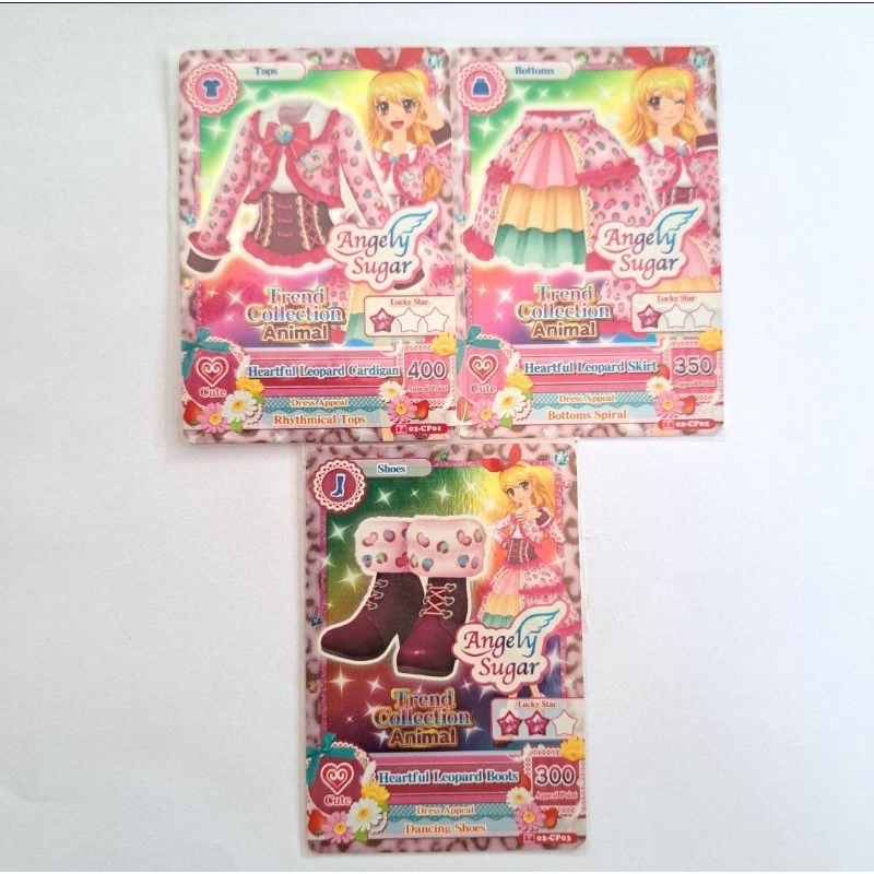 kartu aikatsu ichigo heartfull leopard coord || trend animal collection