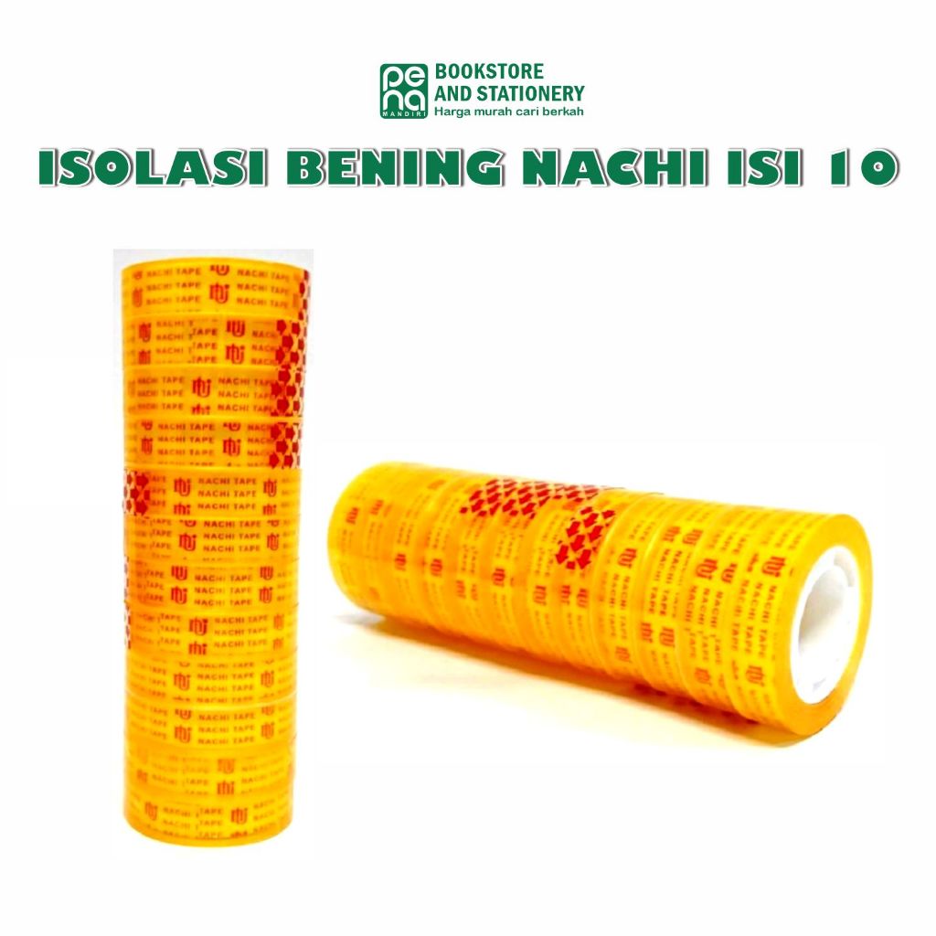 

[1slop] isolasi / selotip 1/2 x 10 Nachi