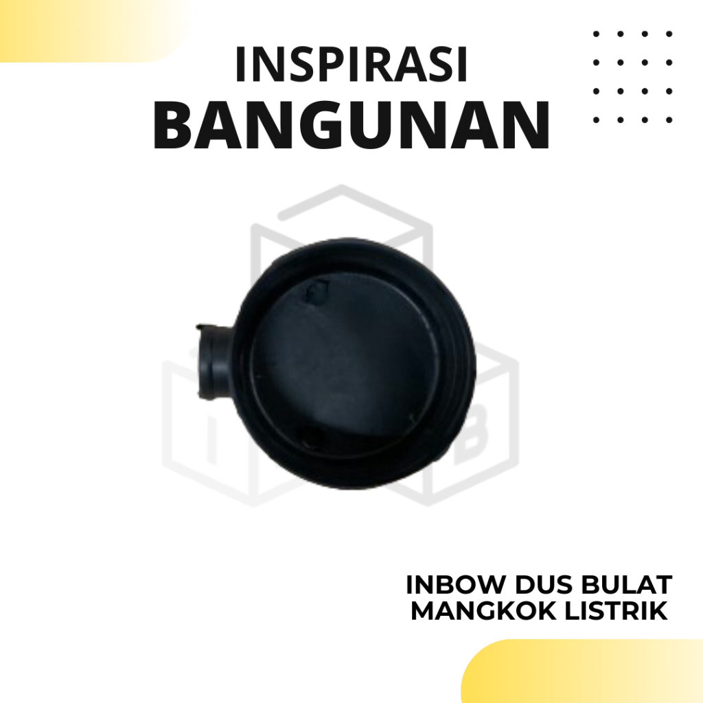 Inbodus Bulat Hitam / Inbowdus In Bow Dus T Dos Tanam Tembok Embodus Mangkok Listrik