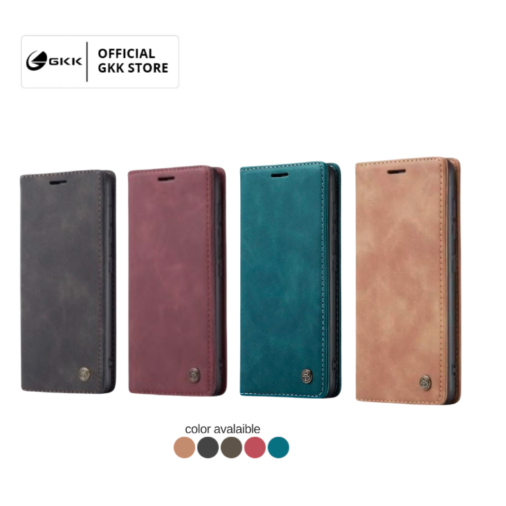 GKK Samsung S20 S21 S23 FE 5G Casing Flip Wallet Leather Multi Fungsi Material Kulit Premium by Case
