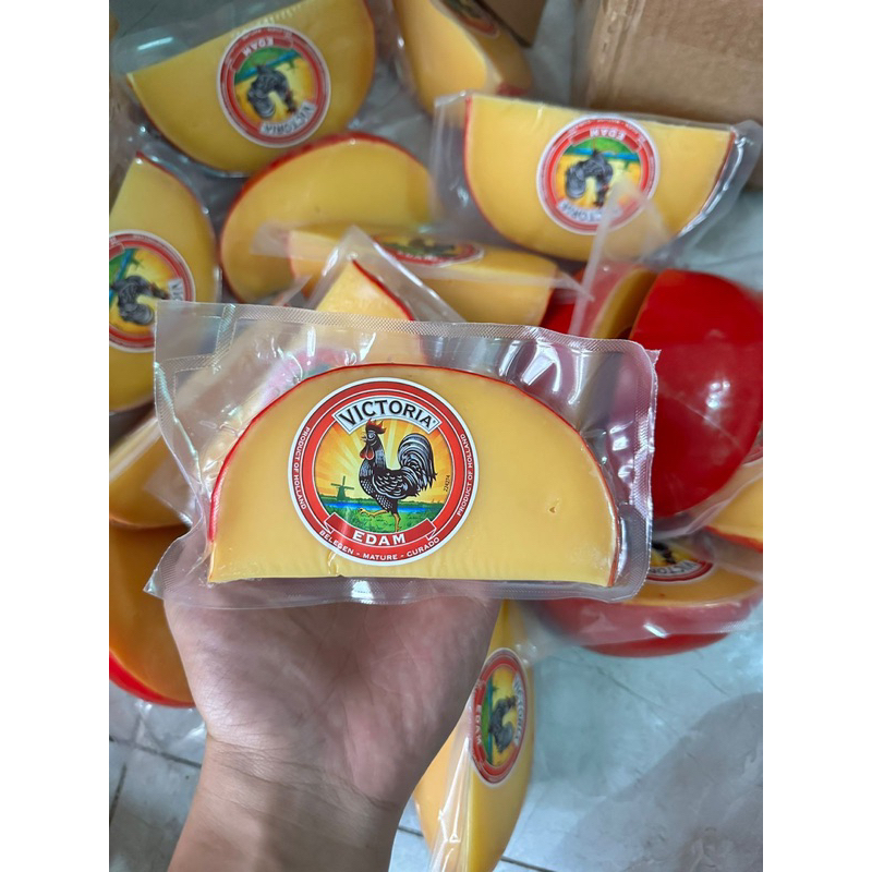 

Keju edam slice Victoria Slice kemasan 250gr - 350gr Keju edam Untuk Pastry Bakery edam Keju
