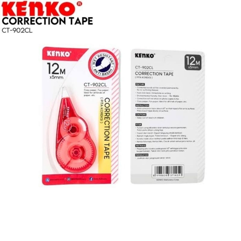 

Correction Tape / Pita Koreksi - 5mm X 12 Meter