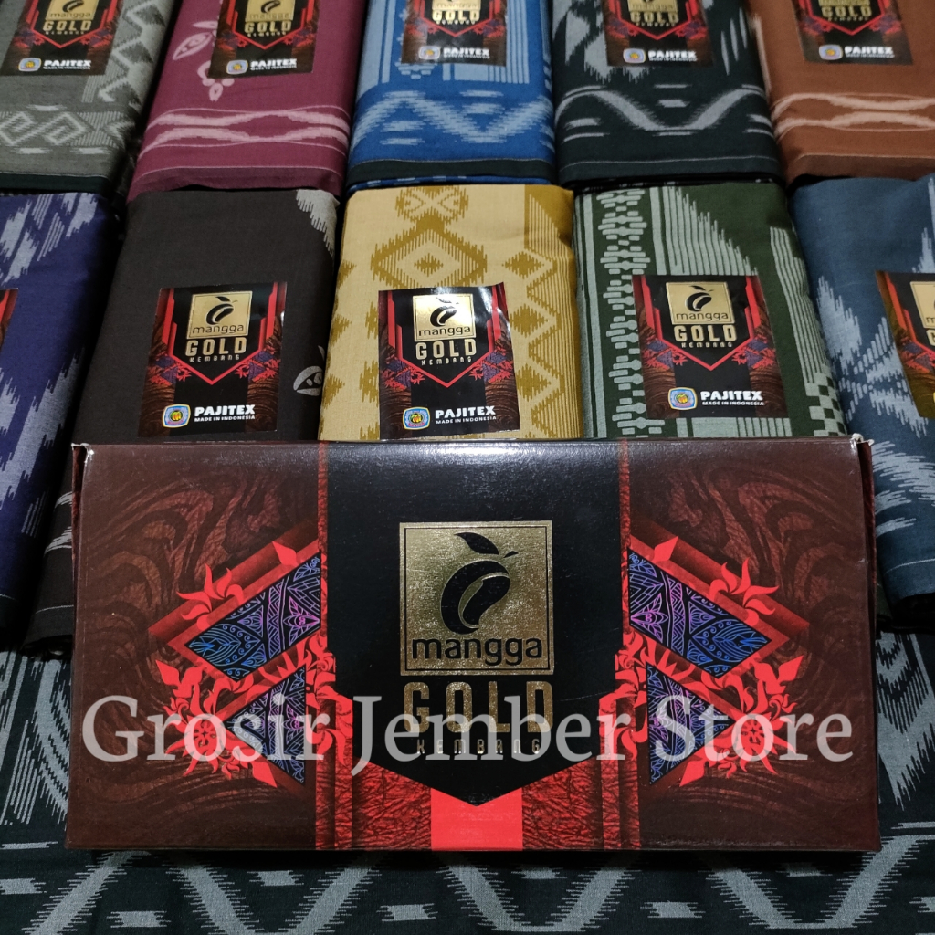 Sarung Cap Mangga Gold Kembang Dewasa Sarung Hitam Pria Motif Kembang Terbaru Merk Mangga Gold