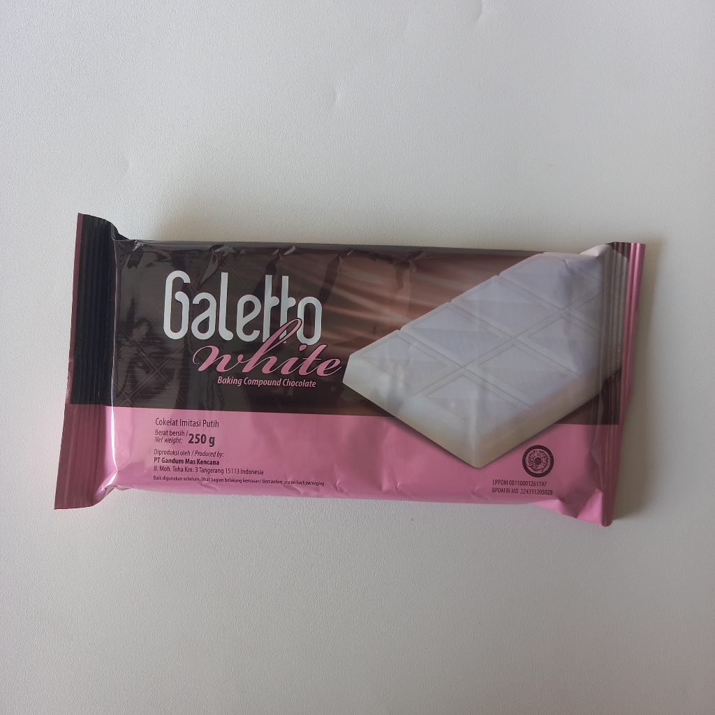 

Galetto Coklat Compound White 250g