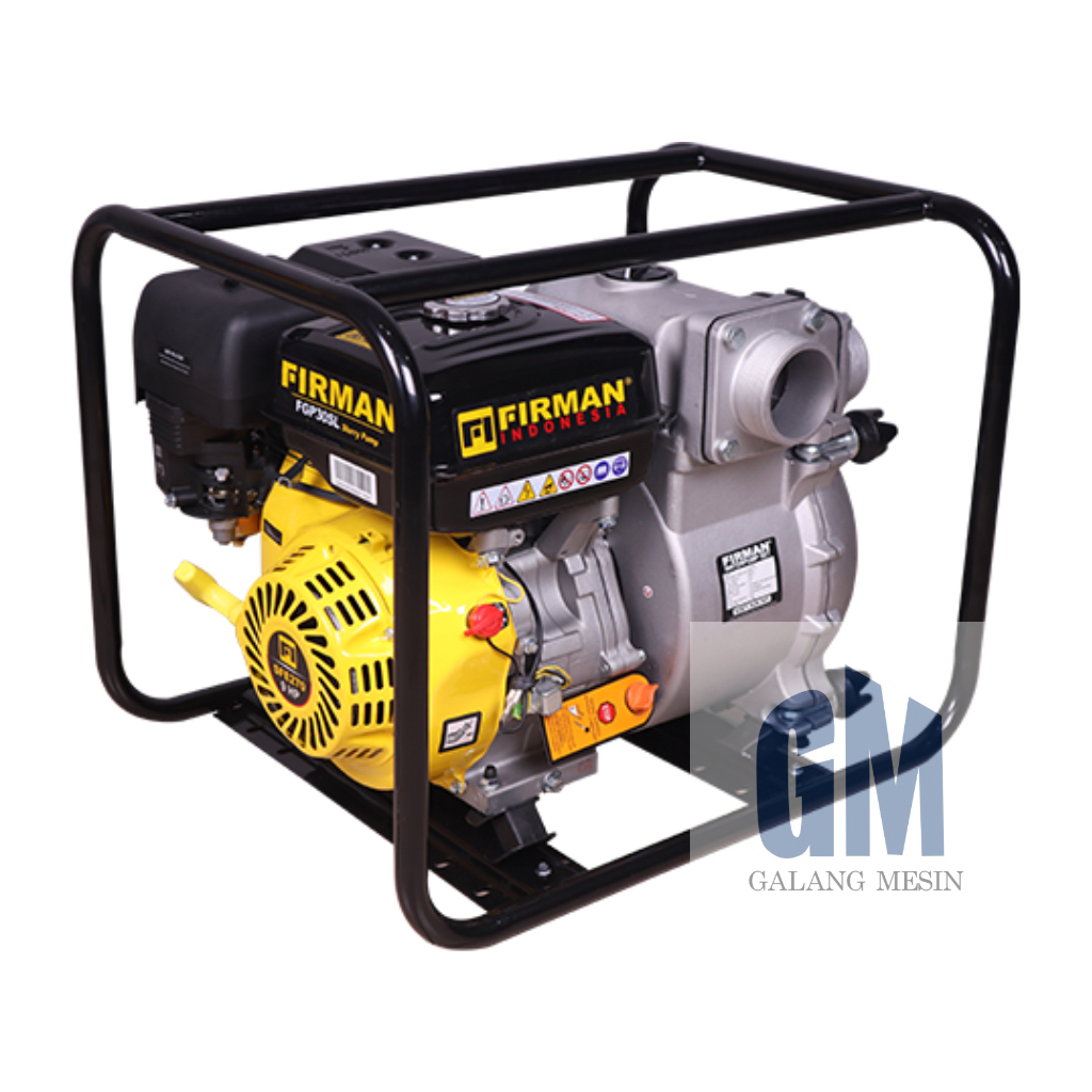 Mesin Pompa Air Lumpur Alkon FIRMAN FGP30SL Trash Water Slurry Pump Irigasi Sawah Pengairan