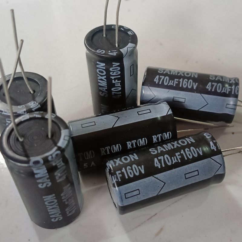 Elko 470uf 160V samxon Capasitor 470uf 160V Samxon
