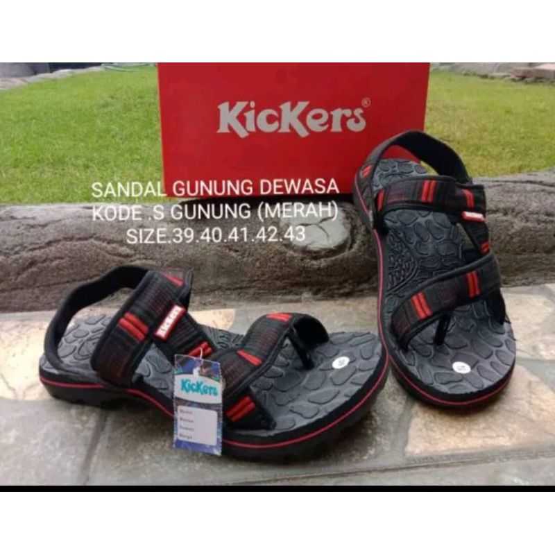 SANDAL GUNUNG PRIA SANDAL GUNUNG HIKING COWOK REMAJA SANDAL SELOP GUNUNG SLOP SLIP ON