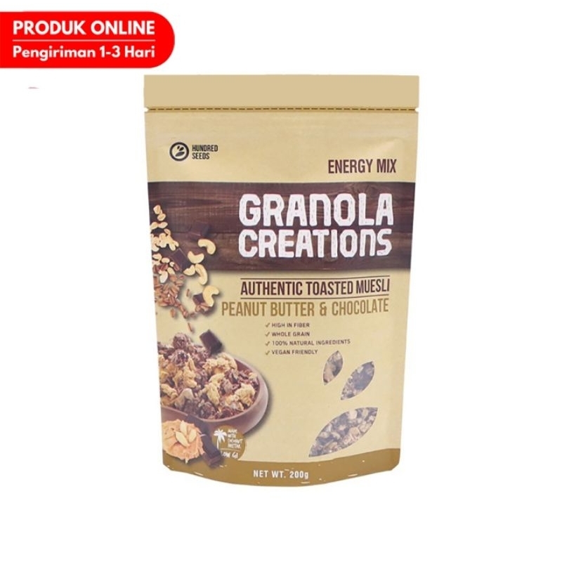 

Hundred Seeds Granola Peanut Butter & Chocolate 200 g