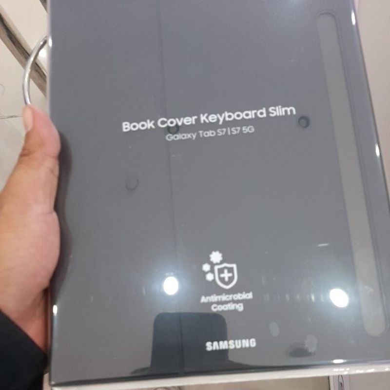 BOOK COVER KEYBOARD SLIM TAB S7/S7 5G/KEYBOARD COVER/SARUNG TAB S7
