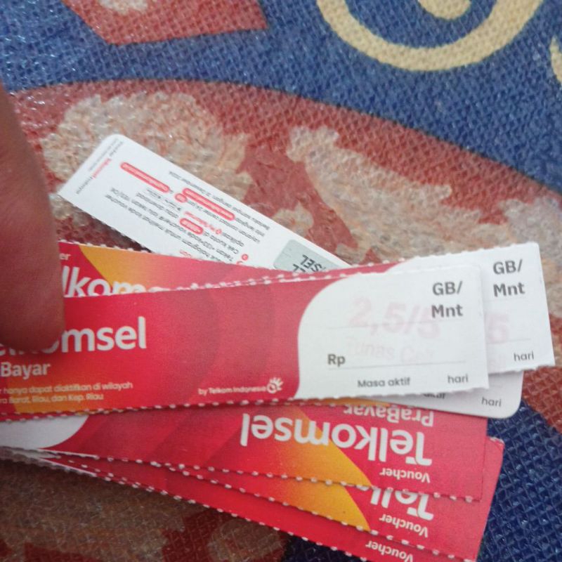 voucher telkomsel 3Gb/5Hari zona 2 Sumbagteng