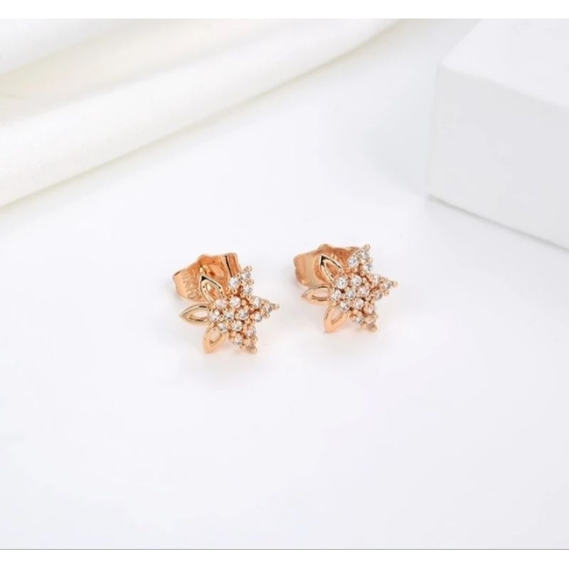 ASSESORIS ANTING PANJANG GIWANG TUSUK WANITA DEWASA BAHAN TITANIUM ANTI KARAT TAHAN LAMA TIDAK LUNTU