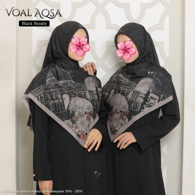 AQSA VOAL (HIJAB SEGIEMPAT) BY SALVINA HIJAB