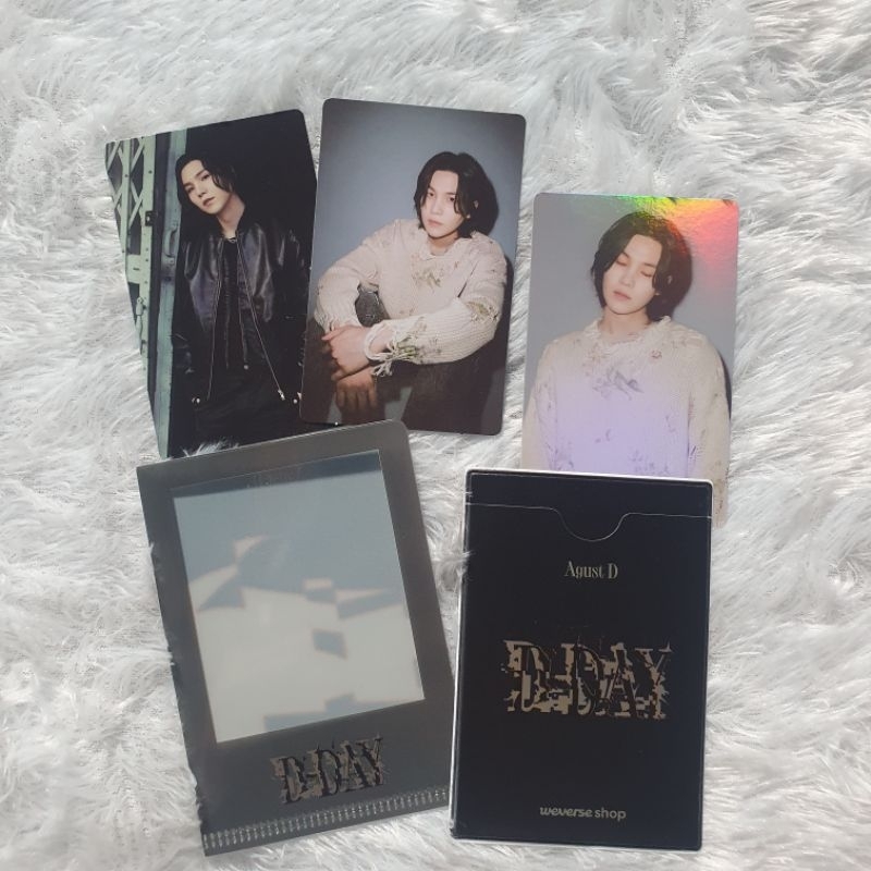 [READY STOCK] BTS SUGA PHOTOCARD & HOLO D DAY // PHOTOCARD SUGA D DAY ALBUM // ALBUM SUGA D DAY