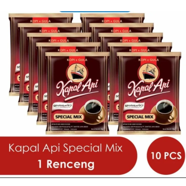 

1 Dus Kopi Kapal Api Gula / KA Mix 120 bks