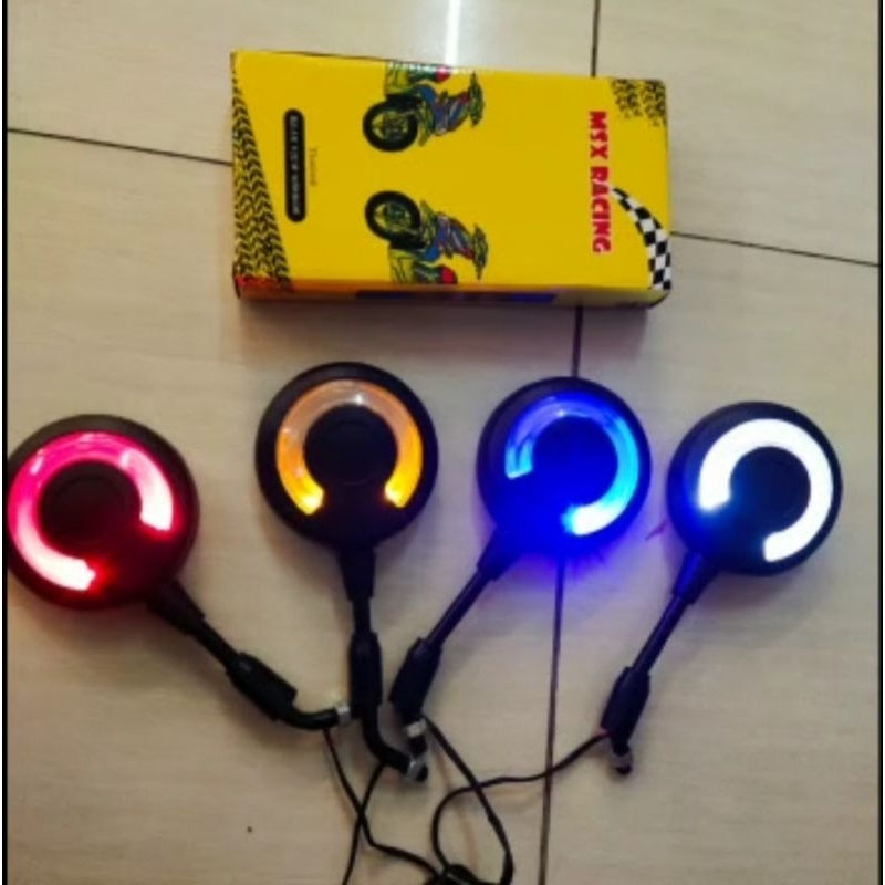Spion Bulat Led Lampu Sein Spion Variasi Scoopy Beat Vario Mio Fino Lexi Pcx Nmax Dan Semua Motor
