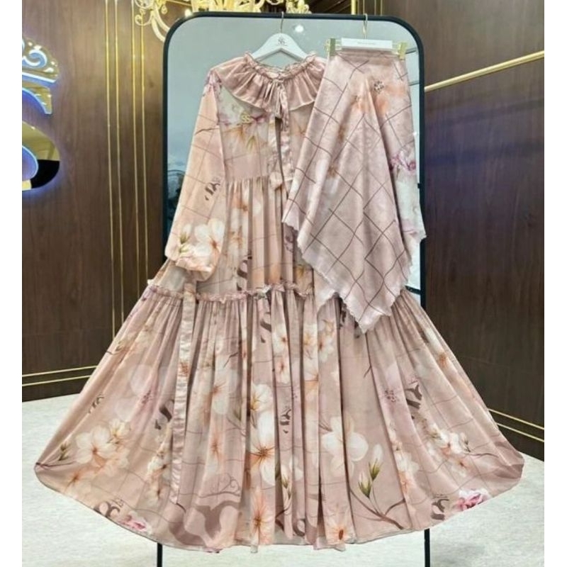 dress set hijab Raya SS