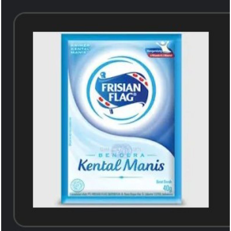 

Frisian flag kental manis putih 40gr