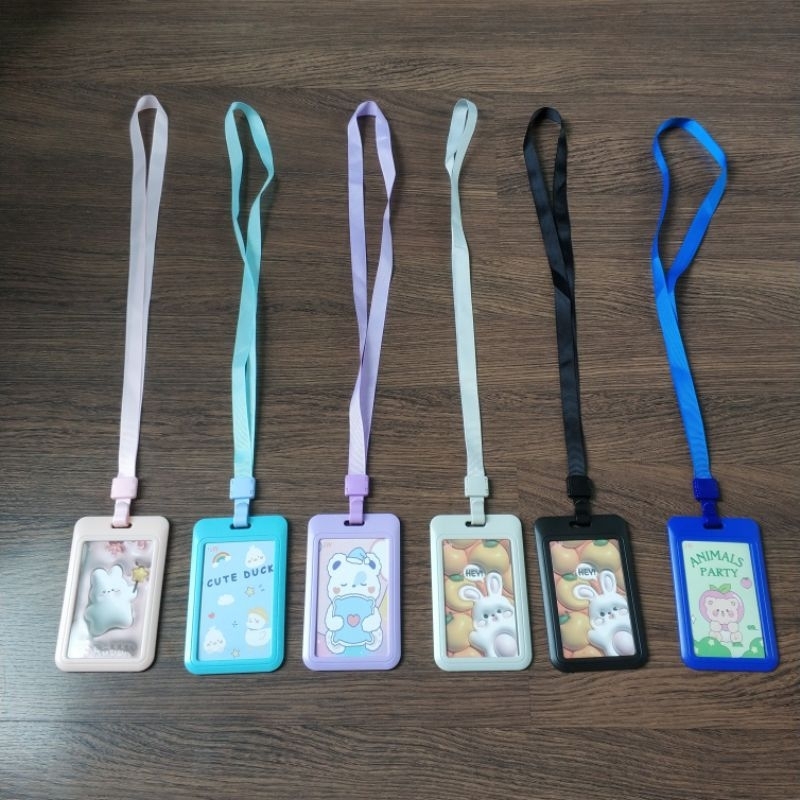 

Lanyard Kartu ID Card Gantungan Tempat Name Tag Kantor Polos Murah