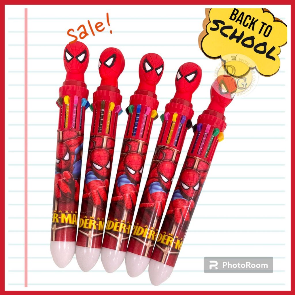 

PULPEN BOLPOIN 10 WARNA KARAKTER LUCU/PULPEN KARAKTER 10 WARNA(SPIDERMAN)