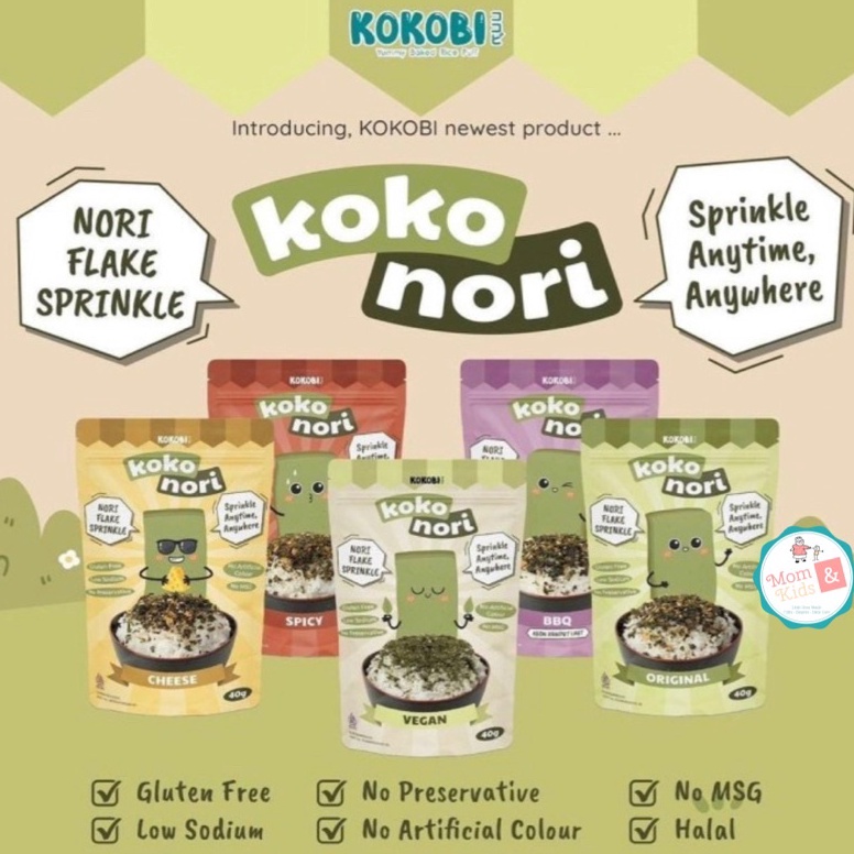 

KODE I68D KOKO NORI Abon Rumput Laut Tabur Seaweed Flake Snack Cemilan Sehat Anak