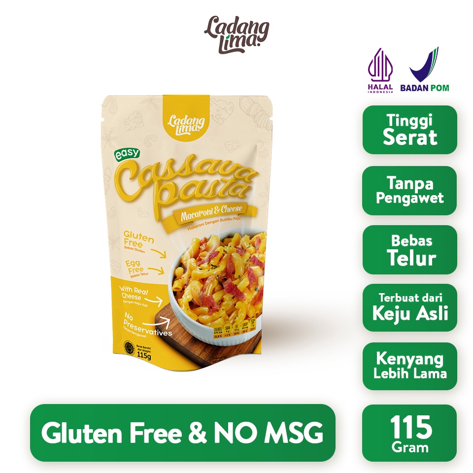 

KODE K79D Pasta Mac and Cheese 115g Pasta Gluten Free Ladang Lima