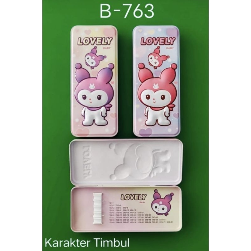 

KOTAK PENSIL KALENG B-763