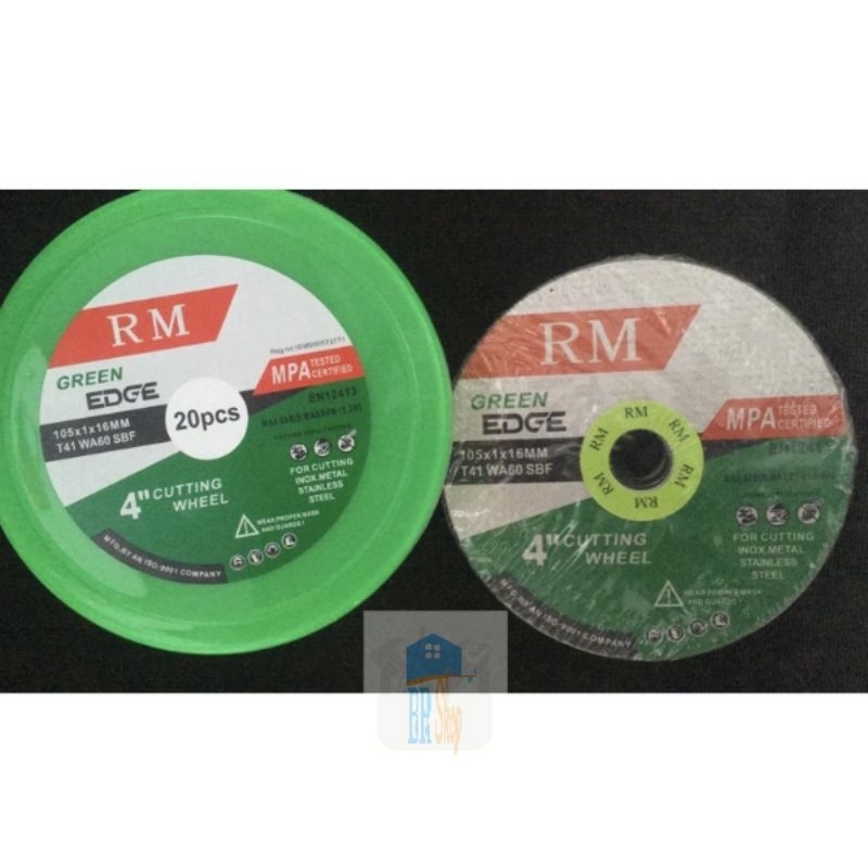 BEJI POTONG BESI/MATA GERINDA POTONG 4 " MEREK RM /MODERN / BLACKFOOT / STRAUS /