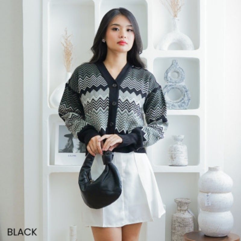 CARDIGAN RAJUT LIBERDI / KAOS WANITA LENGAN PANJANG BAHAN RAJUT / SWEATER RAJUT