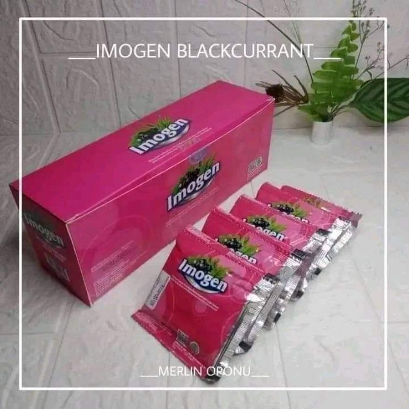 IMOGEN BLACKCURANT "PEMBERSIH PARU", MELANCARKAN HAID, KISTA, MAAG/ASAM LAMBUNG"