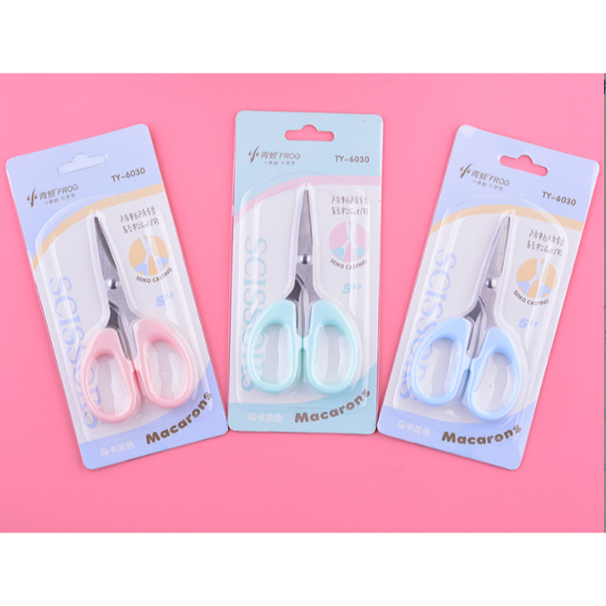 

Gunting MACARON Pastel cute Kecil Tanggung Untuk Pelajar / Kantor