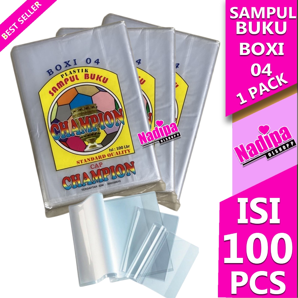 

SAMPUL BUKU PLASTIK BOXI 04 1PAK 100 Pcs NADIPA OLSHOPP