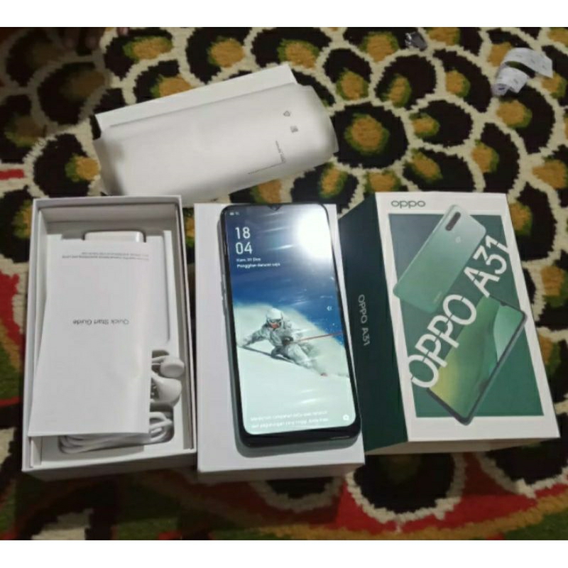oppo a31 ram 6/128 bekas fulset