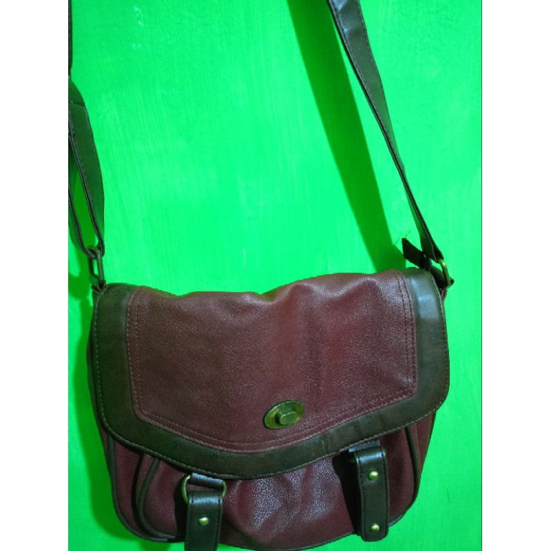 Preloved Tas Sophie Paris Ori Warna Maroon