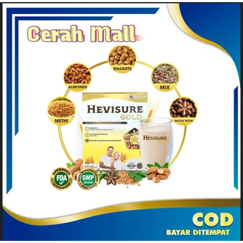 

Cerah Mall - HEVISURE GOLD SUSU MILK OBAT DIABETES KENCING MANIS TURUNKAN KADAR GULA SEKETIKA KADAR GULA RENDAH ORIGINAL USA