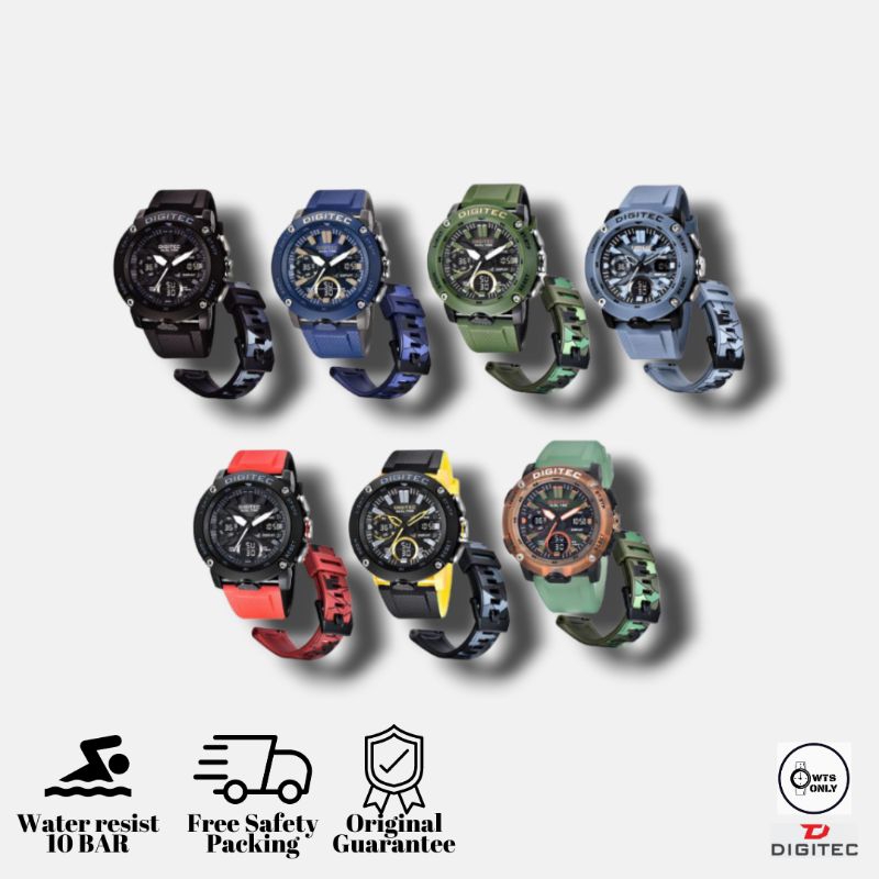 Jam tangan Digitec DA-2094T / 2094 Original