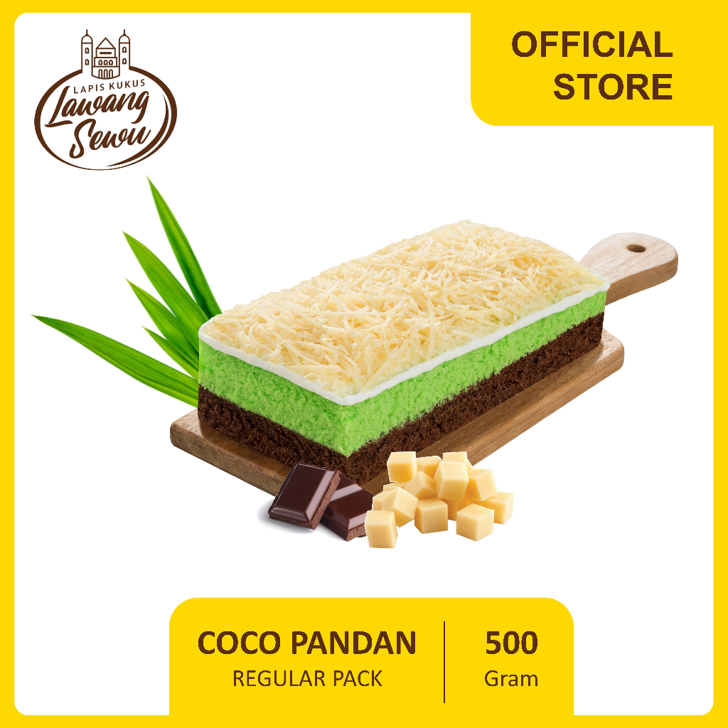 

Lapis Kukus Coco Pandan