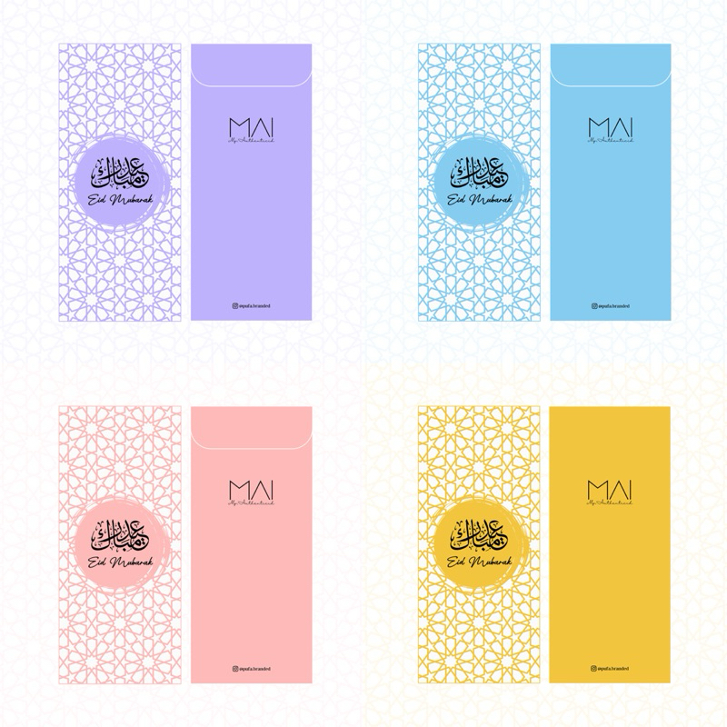 

[ISI 10 PCS] Angpao/Amplop Lebaran 1446 H New Design 2025 - Design Abstract