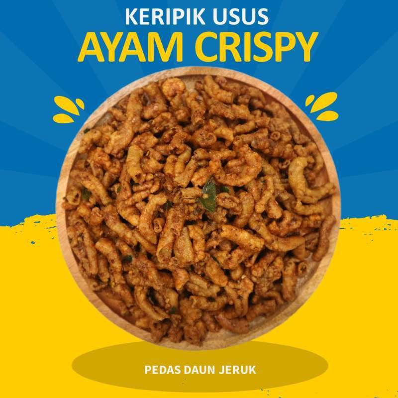 

Keripik Usus Ayam Crispy Pedas Daun Jeruk 500gr