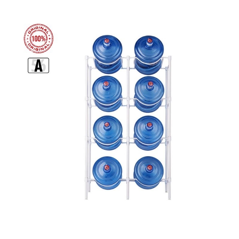 Rak Galon 8 Susun Putih - Krisbow