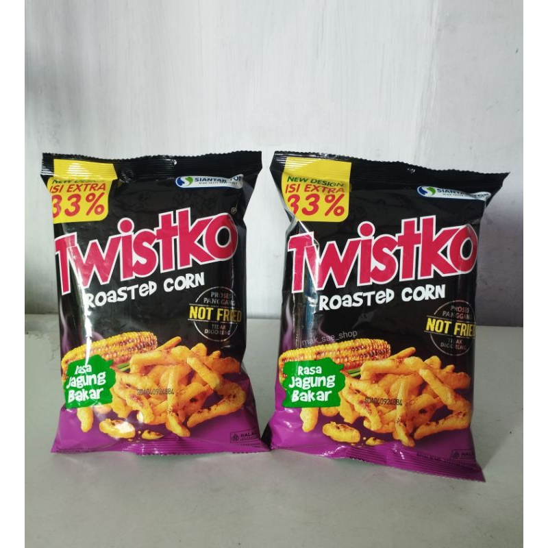 

TWISTKO CORN SNACK JAGUNG BAKAR 30GR