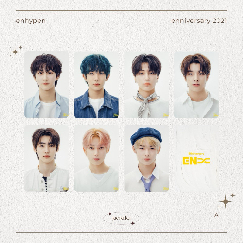 [ENHYPEN] PHOTOCARD ENNIVERSARY UNOFFICIAL