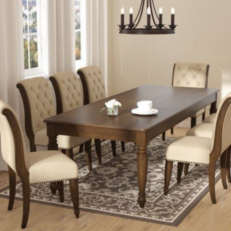 Meja makan jati Meja makan klasik kursi 8