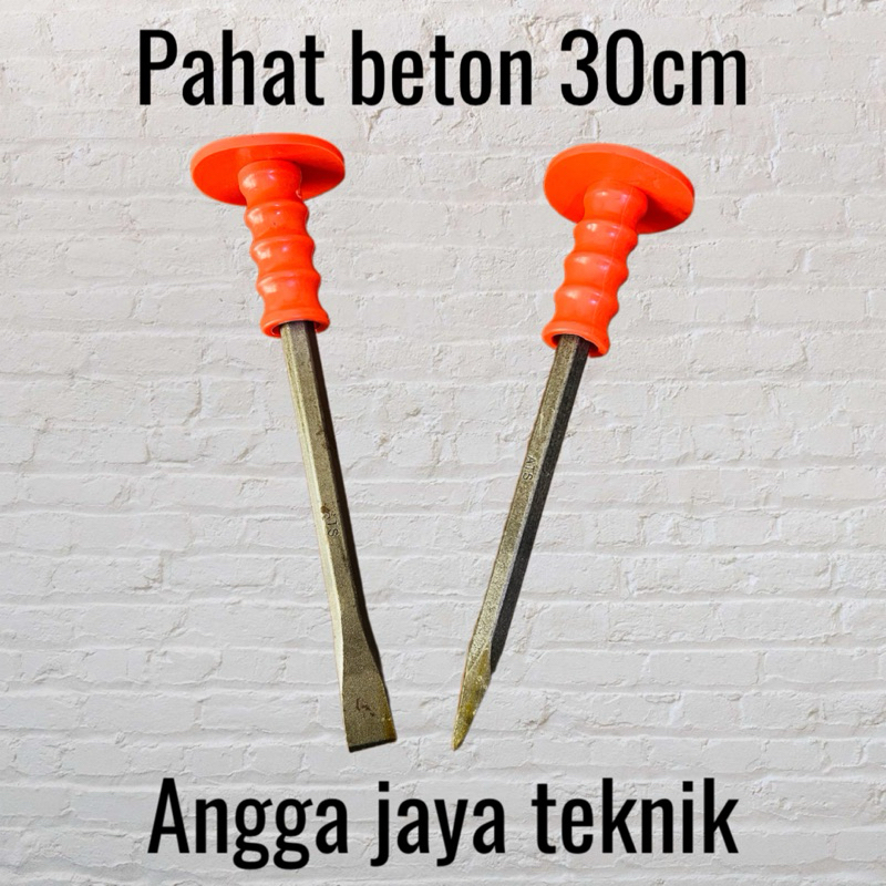 Pahat beton lancip pipih 30 cm drip beton pahat bobok beton tembok
